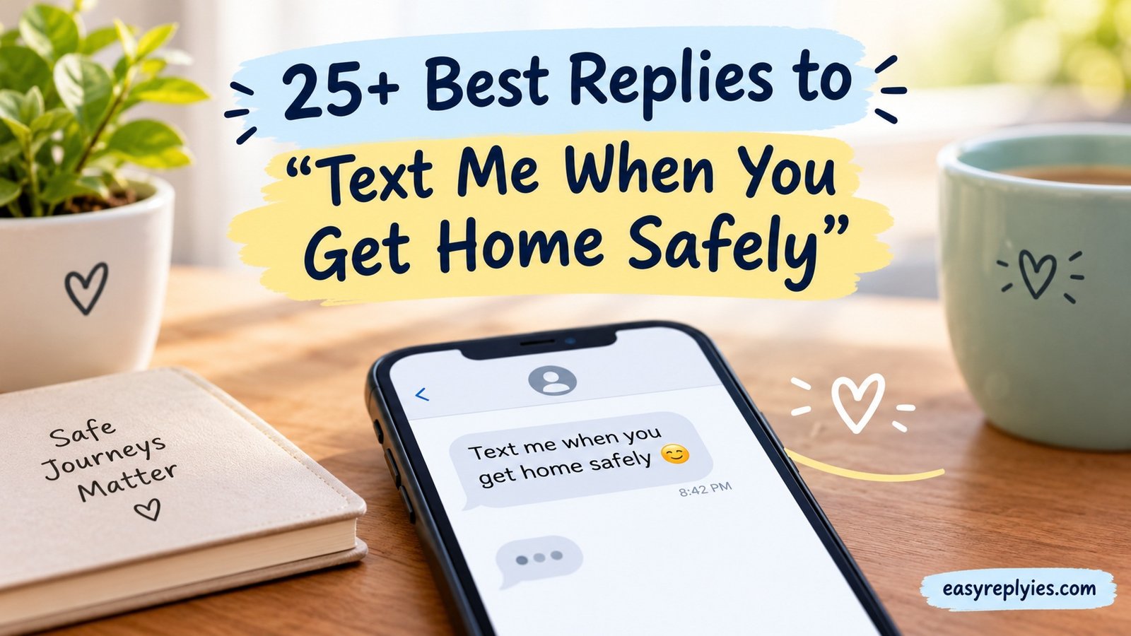 Best Replies to “Text Me When You Get Home Safely”