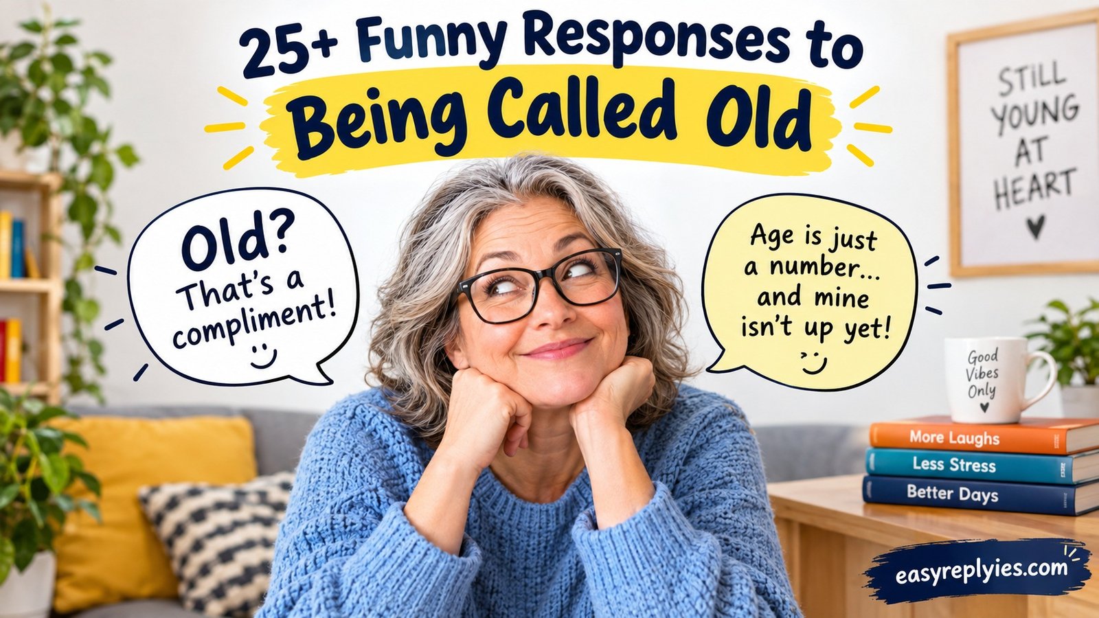 Funny Responses to Being Called Old