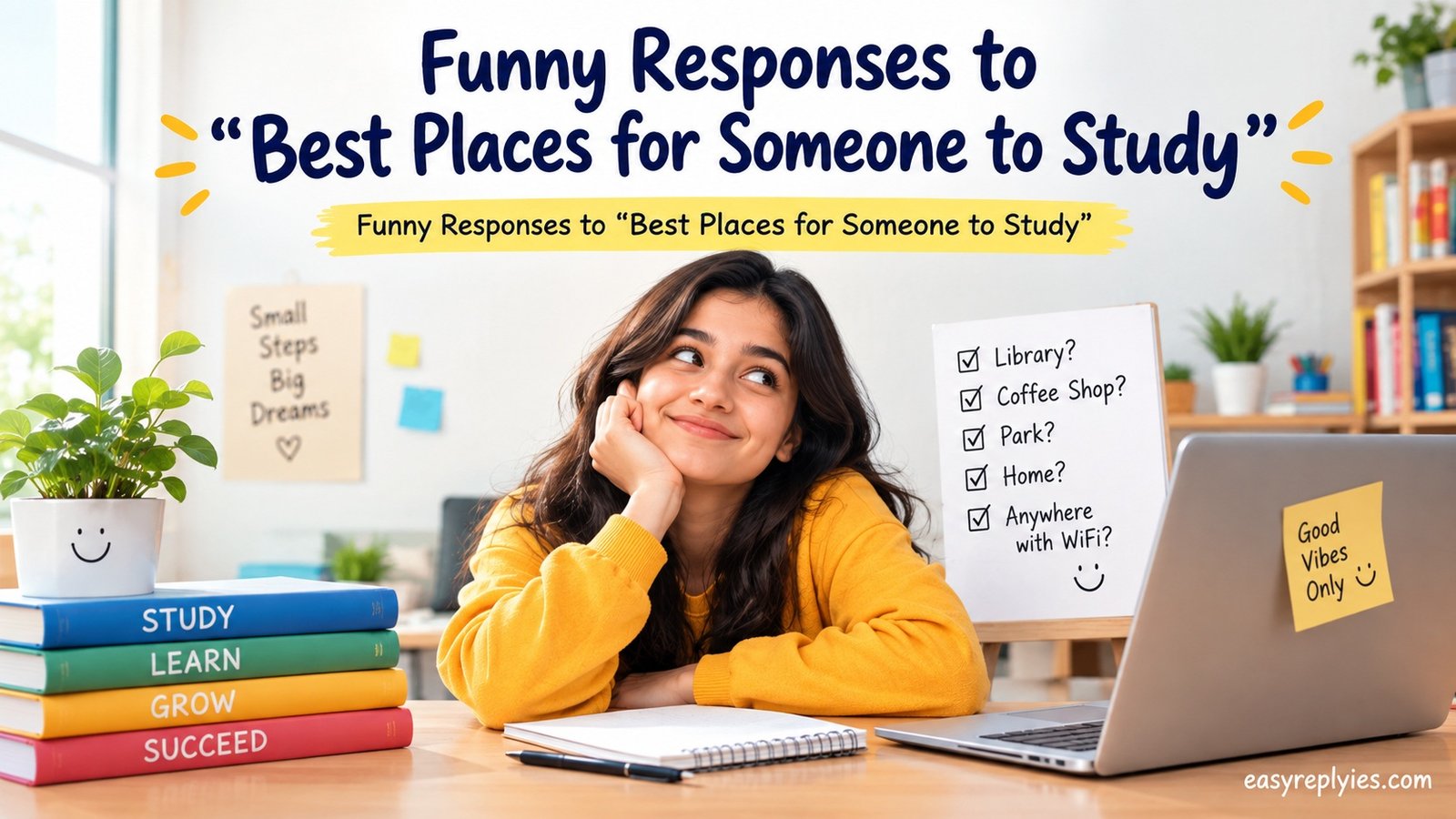Funny Responses to “Best Places for Someone to Study”