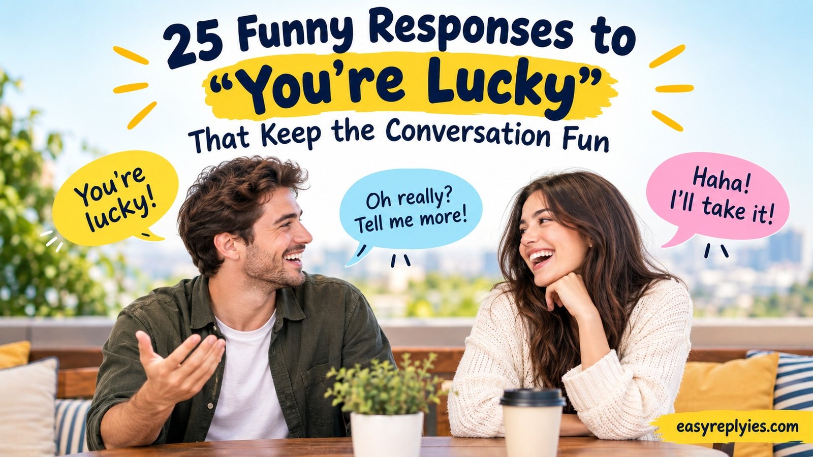 Funny Responses to “You’re Lucky” That Keep the Conversation Fun
