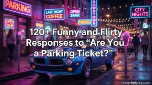 Funny and Flirty Responses to “Are You a Parking Ticket?”