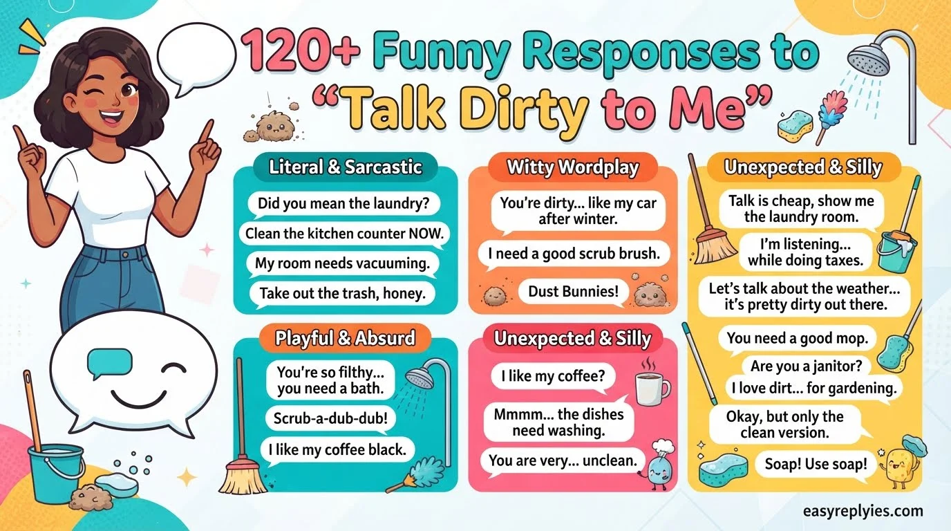 Funny Responses to “Talk Dirty to Me”