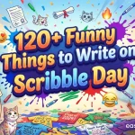 Funny Things to Write on Scribble Day