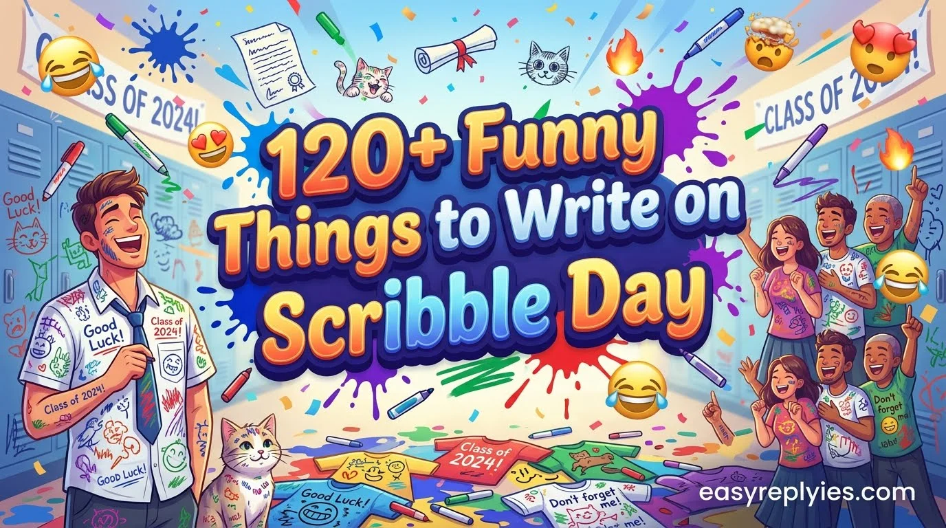 Funny Things to Write on Scribble Day