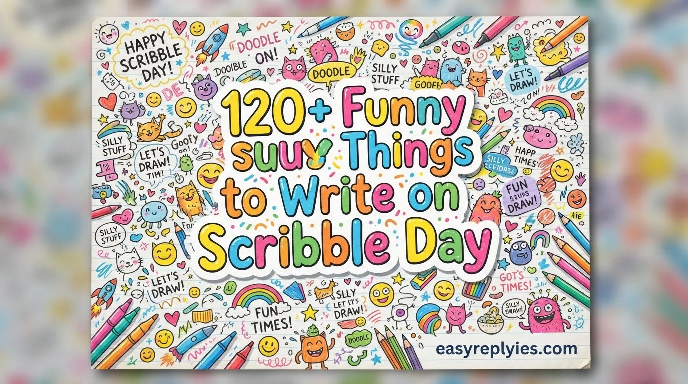 Funny Things to Write on Scribble Day