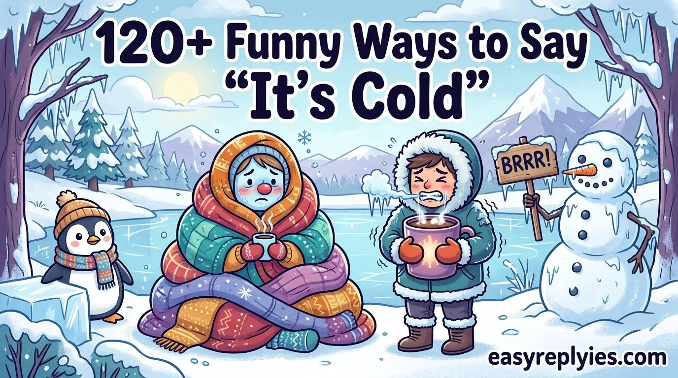 Funny Ways to Say “It’s Cold”