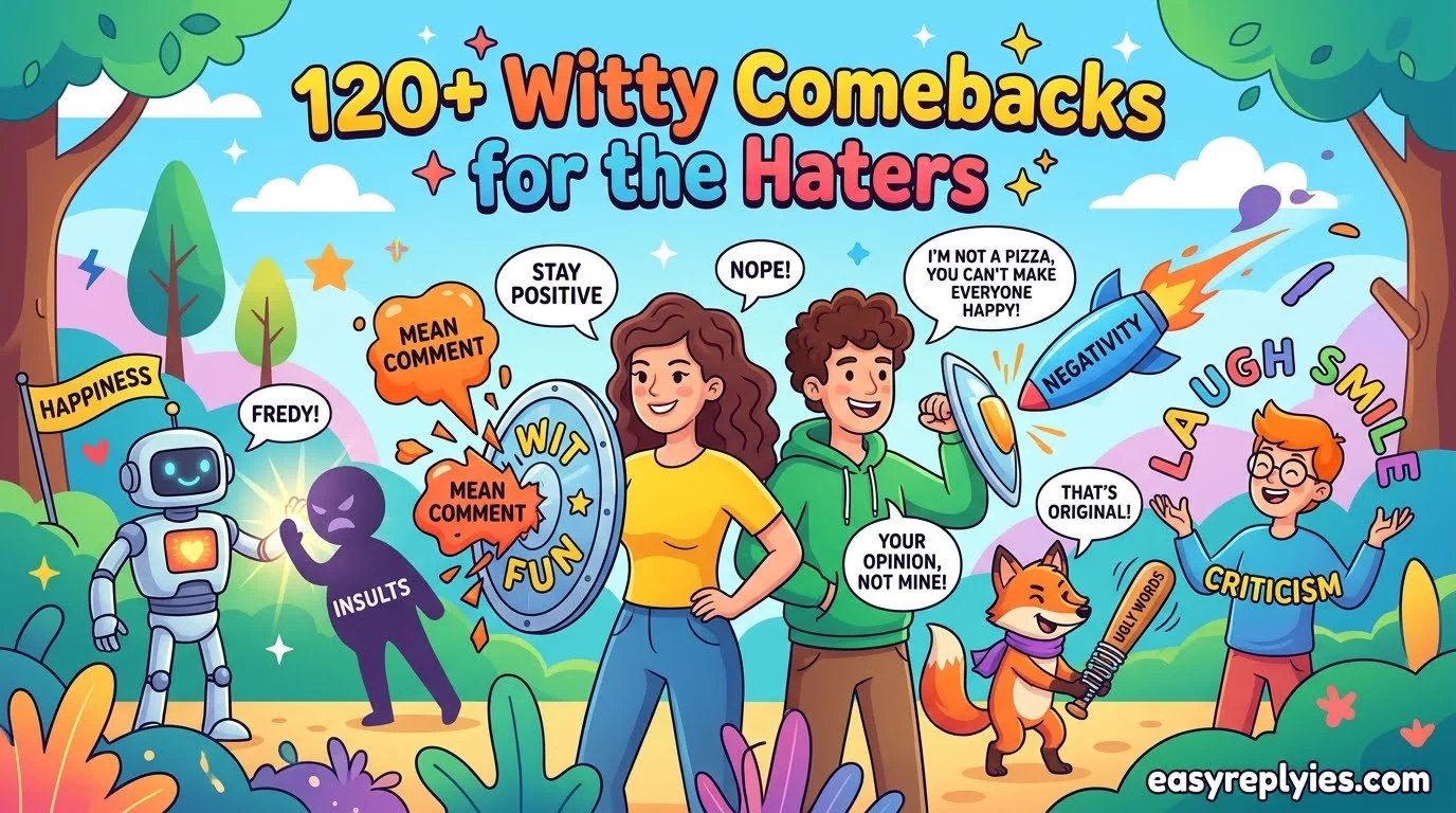 Witty Comebacks for the Haters